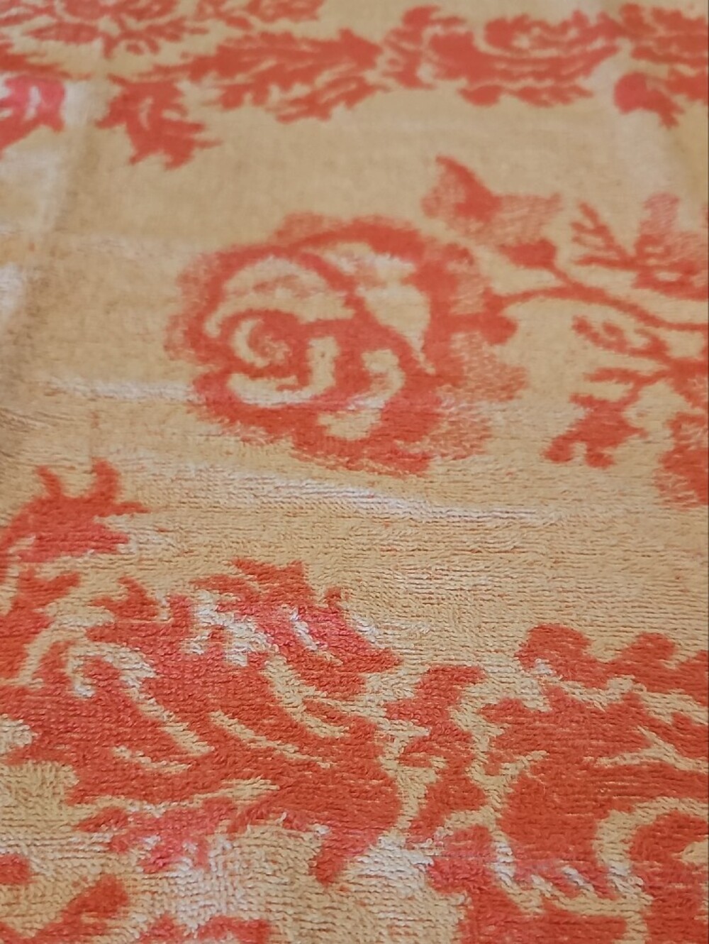 Vintage 3 Piece Wabasso Pink and White Bath Towel Set - Picture 4 of 9